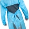 Safe Handler Disposable CPE Gown with Thumb Loops Apron, Blue(25-Pack) BLSH-MS20-CPE-BL-25 - alternate 2